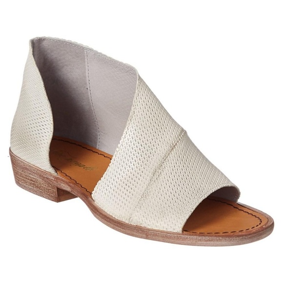 Free People Women Mont Blanc Sandals Leather White - Picture 2 of 3